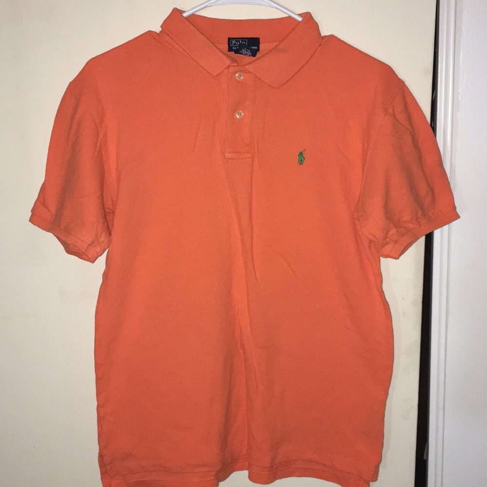 Orange Ralph Lauren top